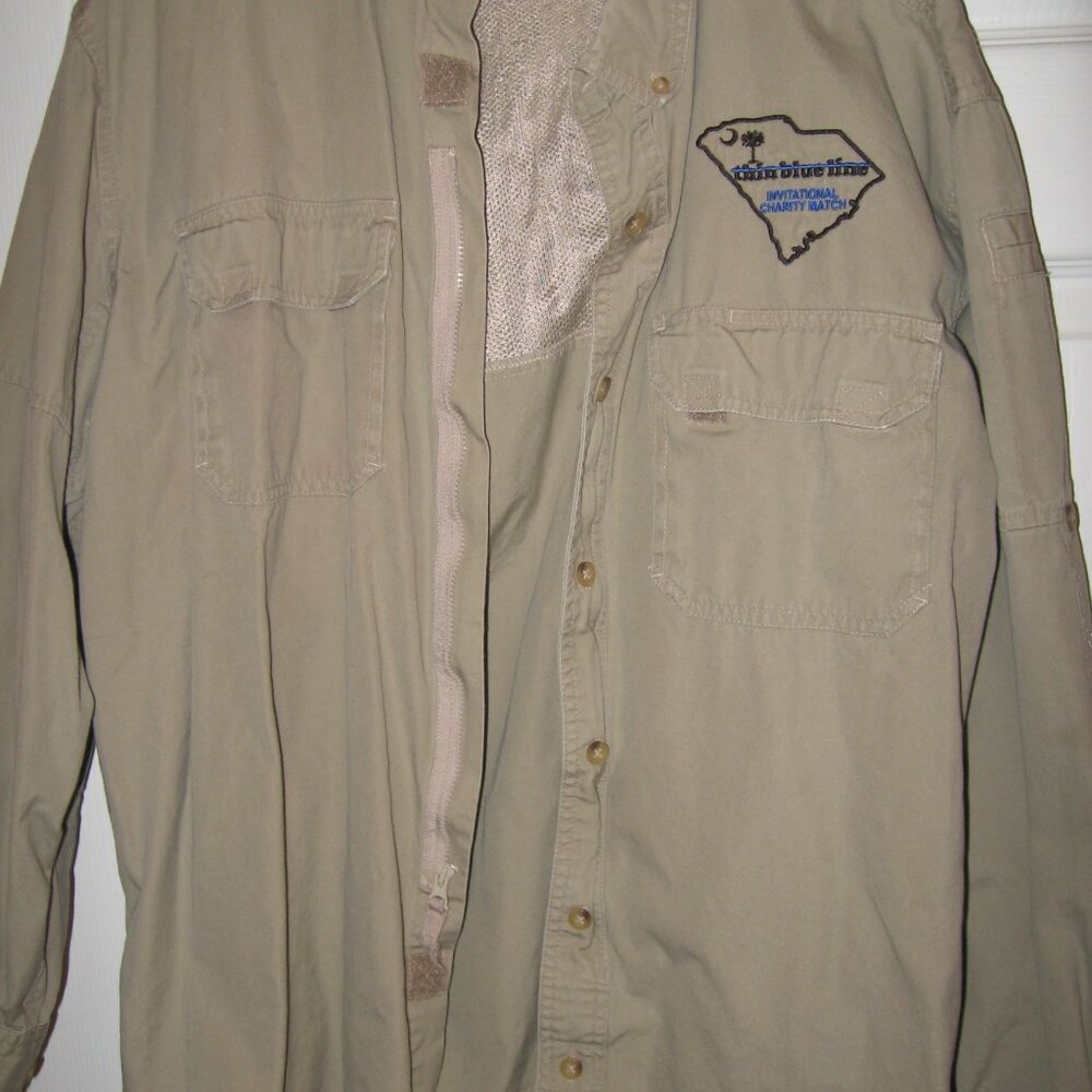EOTAC Operator Grade Tactical Shirt Men's Large South Carolina Thin Blue Line